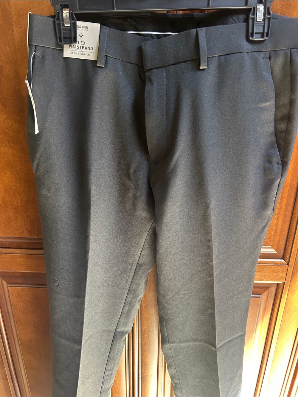 Kenneth Cole Reaction Black Dress Pants with Flex Waistband